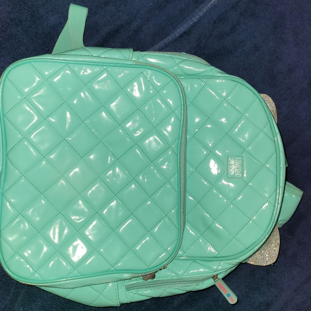 Limited too turquoise cat ear backpack